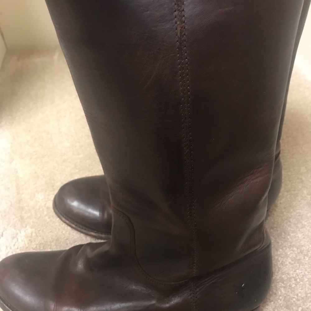 Frye Brown Riding Boots size 8 - Picture 3 of 8